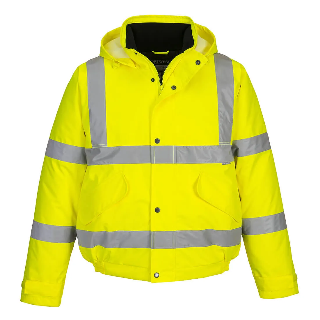 Portwest S463 - Yellow Hi-Vis Winter Bomber Jacket
