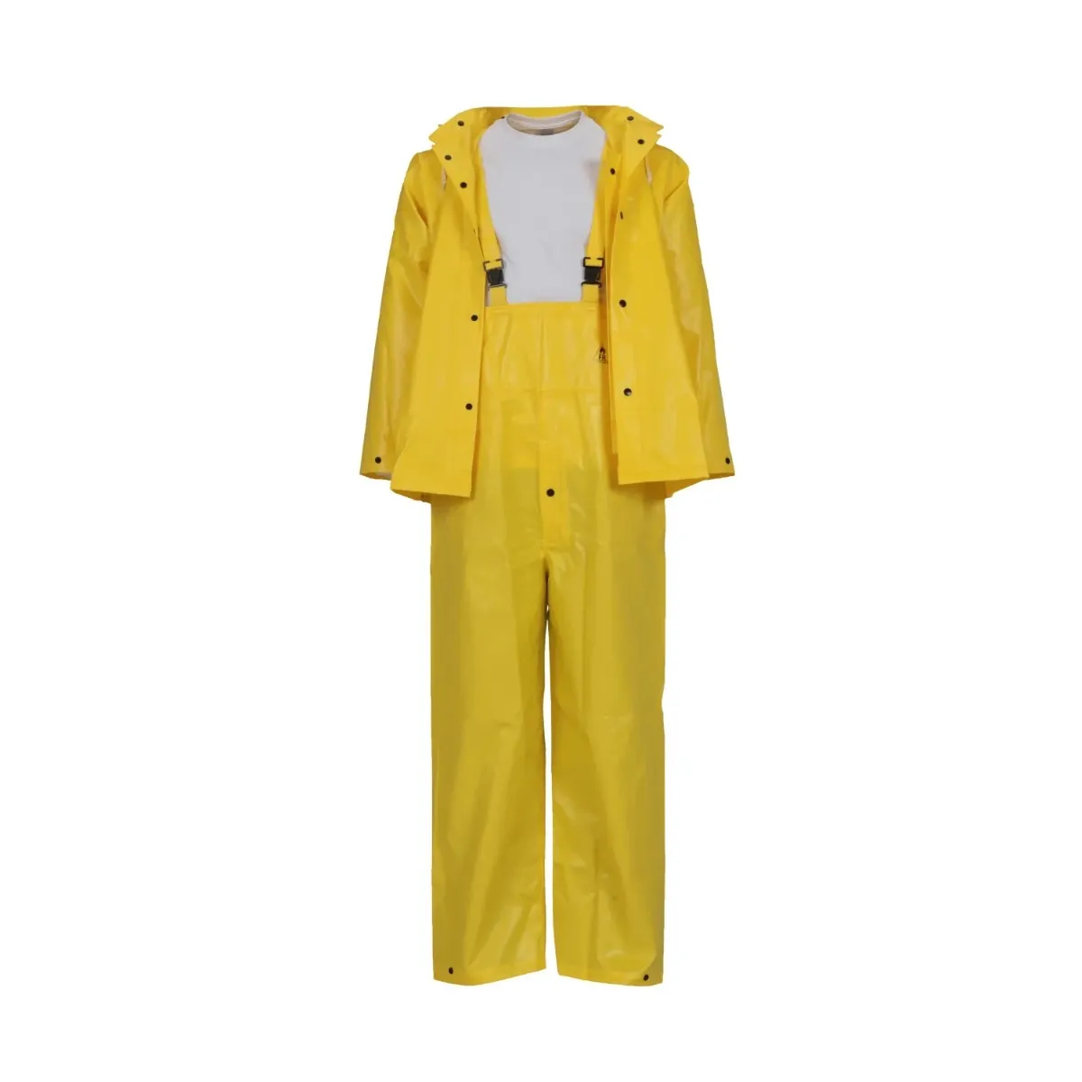 Tingley DuraScrim  3-Piece Suit, Flame Resistant PVC Coating , Medium, Yellow - S56307