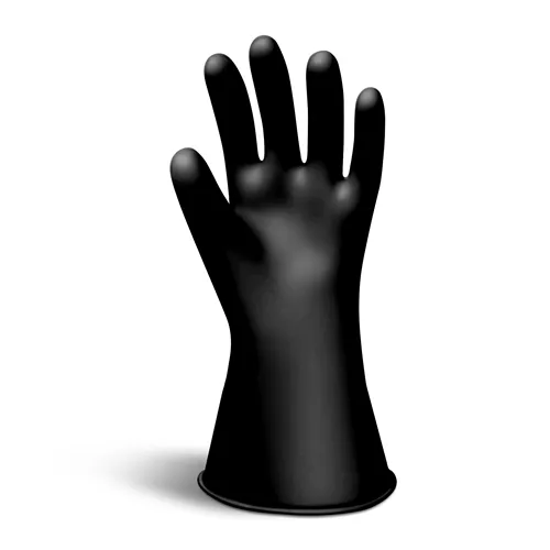 Salisbury by Honeywell Electrical Rubber Gloves Class 00 Low Voltage 11'' Black E0011B