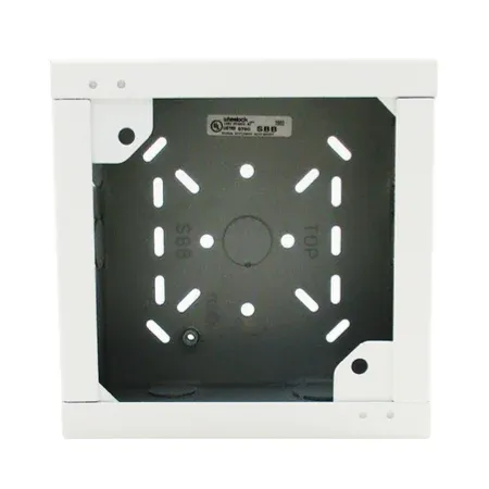 Notifier Wheelock SBB-W White Surface Back Box for Chimes & Speakers