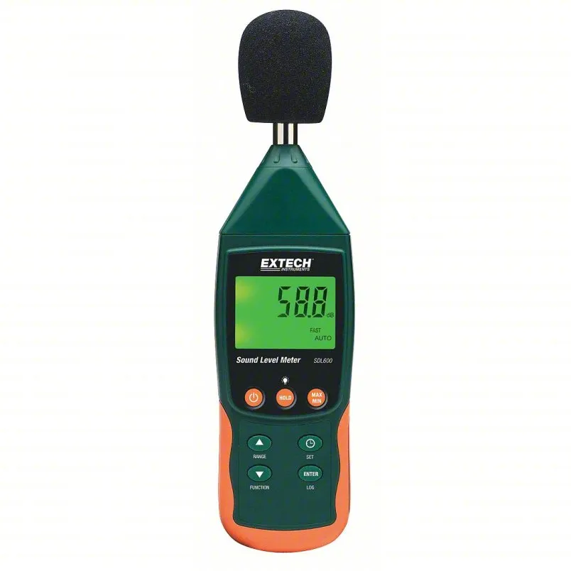 Extech Sound Level Meter: 30 To 130 Db, 31.5 Hz To 8 Khz, A And C, Rs-232/sd - Adwaa - SDL600