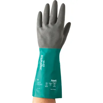 Ansell AlphaTec 58-430 Chemical-Resistant Wet/Oily Grip Performance Gloves