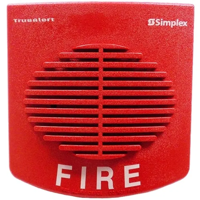 Simplex 4902-9716 Fire Speaker – Red Wall Mount Unit