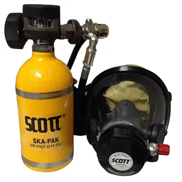 SCOTT SKA-PAK Aluminum Cylinder, 2216 PSI, 5 min - SAR222AA0411111