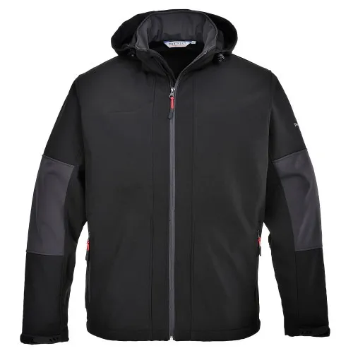Portwest TK53 Softshell Hooded Jacket with Internal Pocket & Technical Features