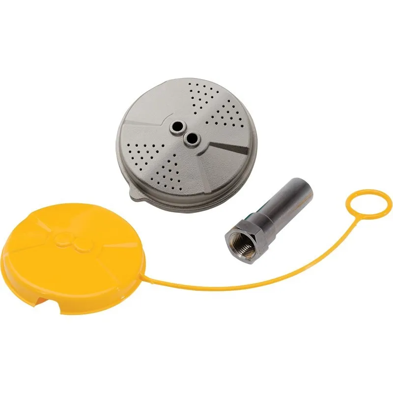 HAWS AXION® MSR stainless steel eye/face wash head with inverted directional flow