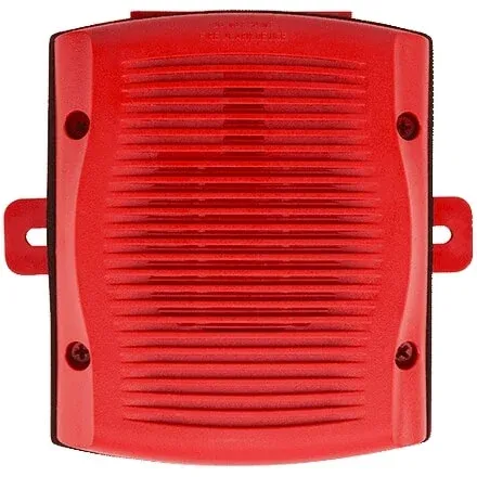 Notifier System Sensor SPRK SpectrAlert Advance Outdoor Wall Speaker – Red