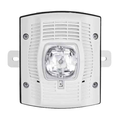 Notifier System Sensor SPSWK-P Outdoor Wall Speaker Strobe – White, Multi-Candela with Back Box