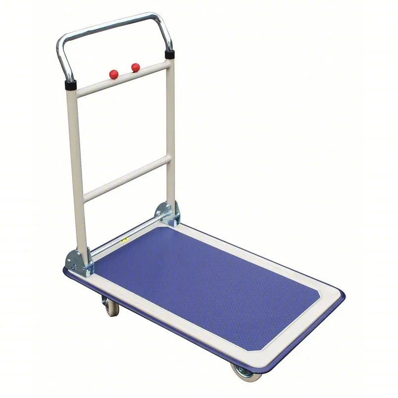 Steel-Deck Platform Truck, 660 lb Load Capacity, 36x24x7 in - SKU 33H179