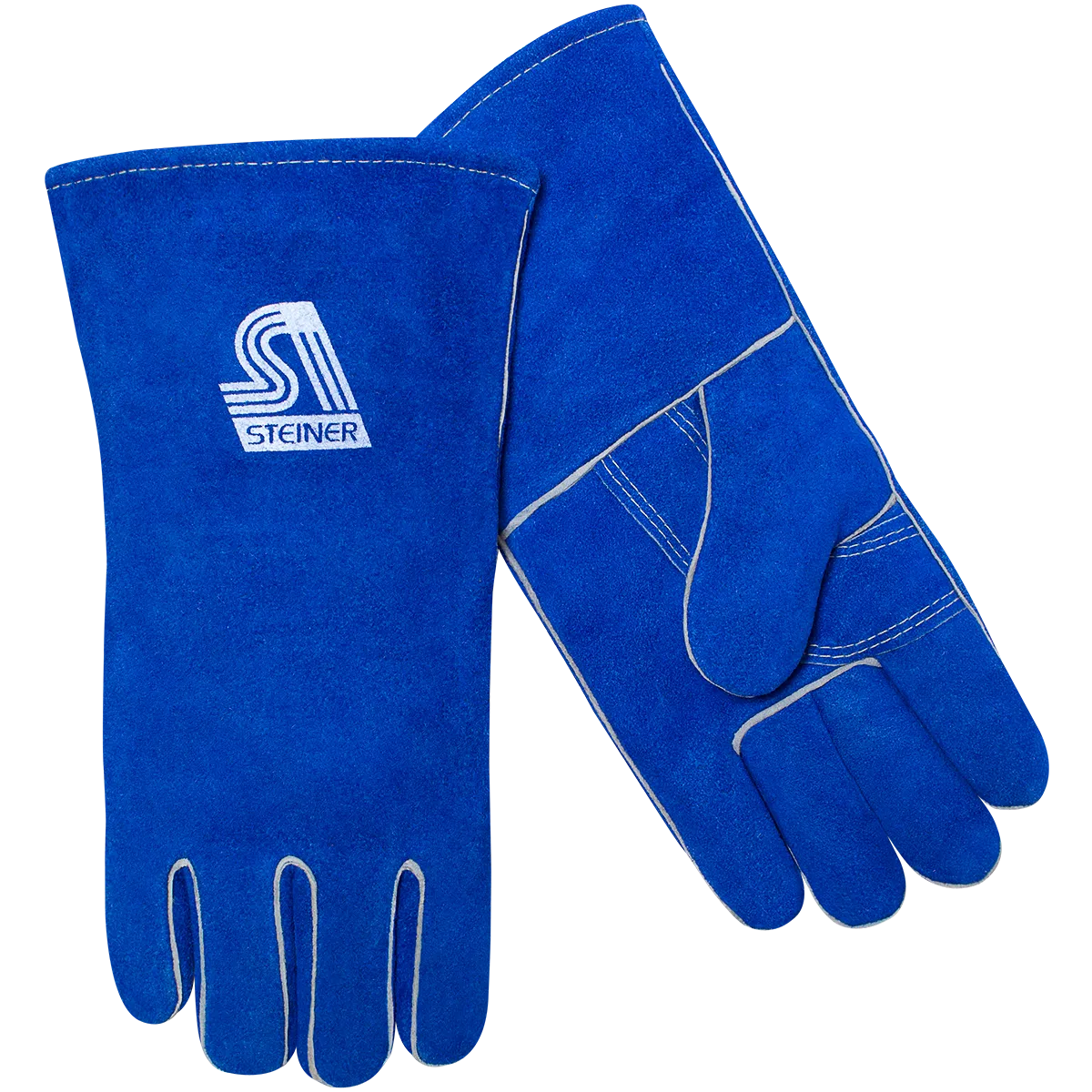 WELDING GLOVE BLUE PREMIUM FOAM LINED WITH KEVLAR THREAD, LENGTH: 13 - 4500L