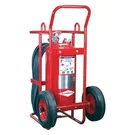 AMEREX Wheeled Fire Extinguisher ABC 125LB Stored Pressure Type, 16" Wheels - 488