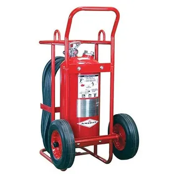 AMEREX Wheeled Fire Extinguisher ABC 125LB Stored Pressure Type, 16" Wheels - 488