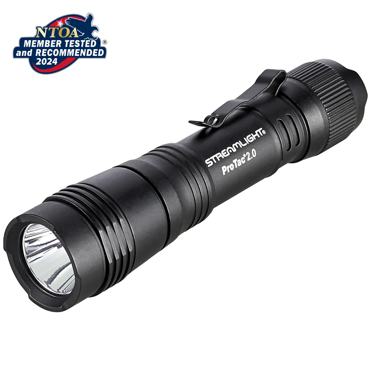 Streamlight ProTac 2.0 Rechargeable LED Flashlight – 2000 Lumens, USB-C, Holster Included - 89000
