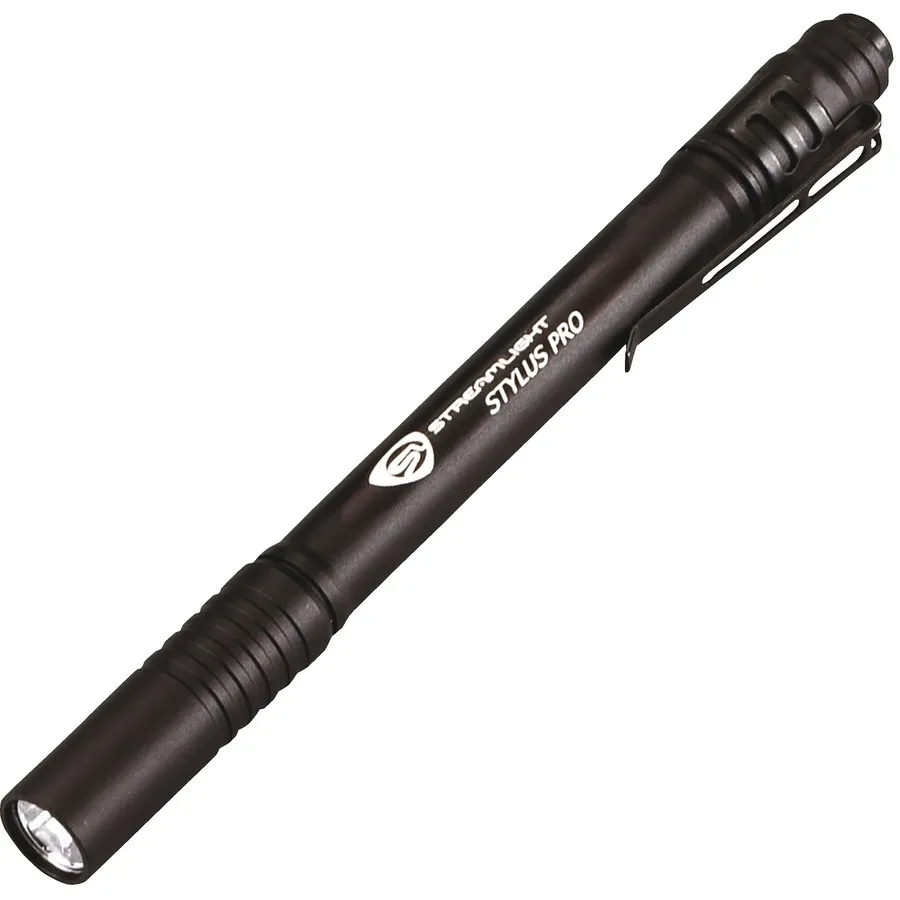 Streamlight LED Penlight, Aluminum, Maximum Lumens Output: 100, Black, 66118