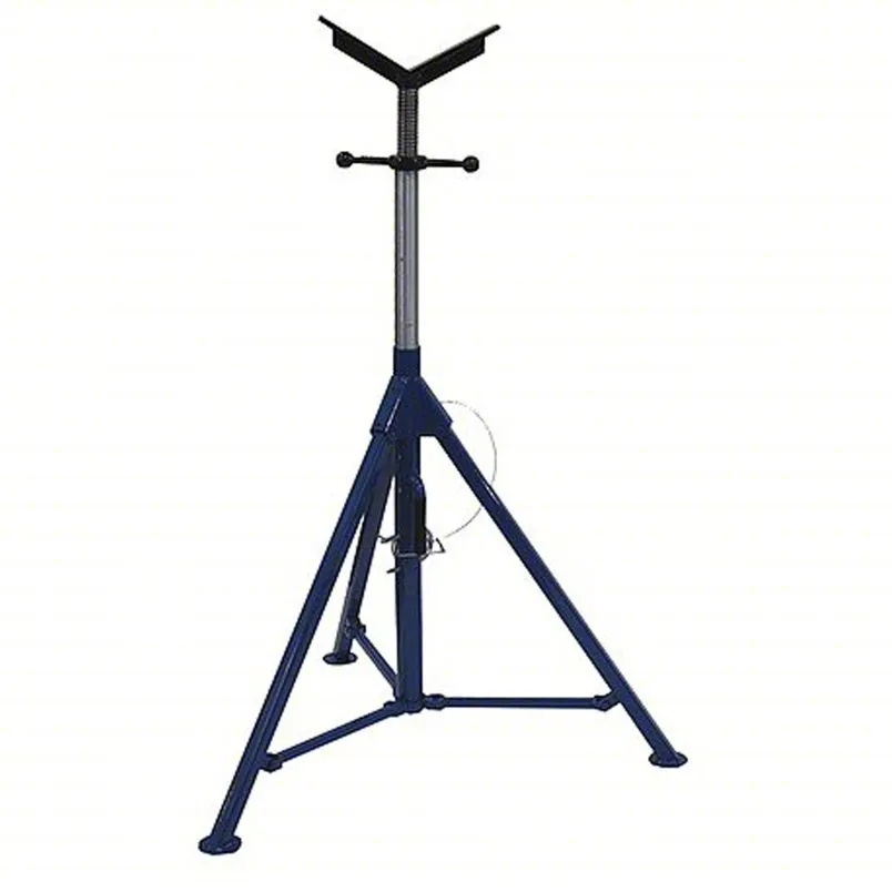 SUMNER Jack Stand, 6,000 lb capacity, Model 787900 (798GL1), rigid legs, V-head design for pipes 1/8"–36".