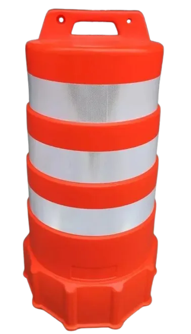 ZIBO Traffic Barrel with Reflective Tapes 41 1/2 in - TB1000