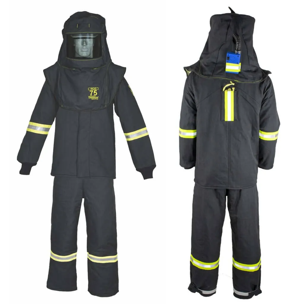 OBERON 75 Cal TCG™ Arc Flash Kit with Escape Strap (Hood, Coat, and Bib)