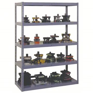 TENNSCO Boltless Shelving Standalone, Extra-Heavy-Duty, 60 in x 24 in, 84 in Overall Height, 5 Shelves (SKU: 8CHM8)