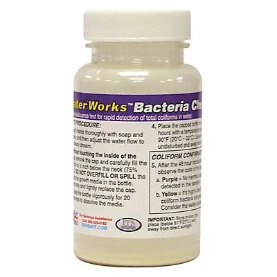 Test Powder Bacteria Check 1 Waterworks