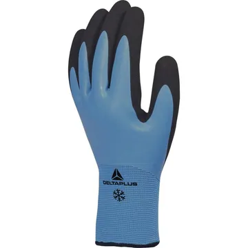 DELTAPLUS Acrylic Polyamide Glove, Latex-Coated Hand, Foam Latex Coated Palm - VV736