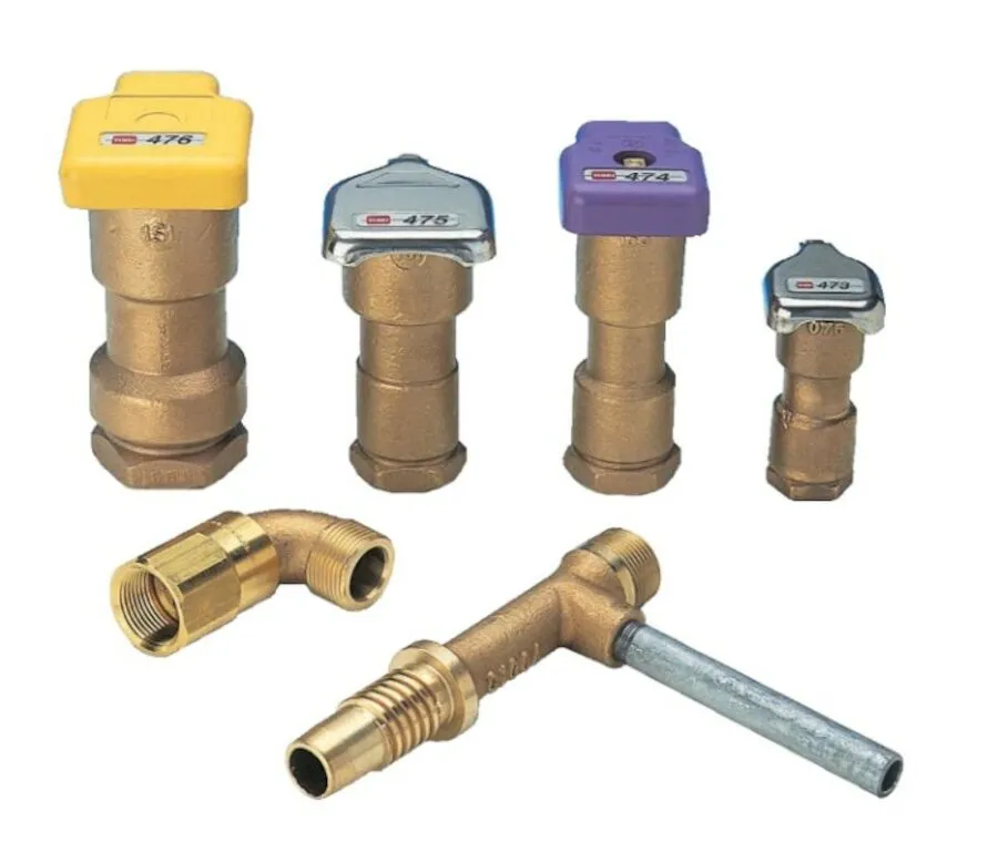 toro 075-slsc quick coupler valve with brass and stainless steel construction