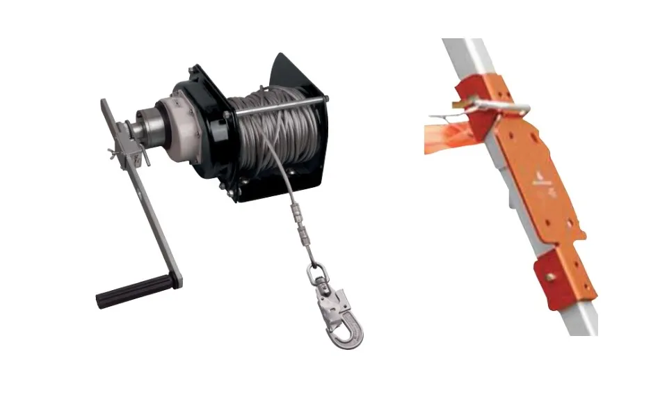 DELTAPLUS Manual Winch, 20 M - TR00520 + Plate for Winch TRA102
