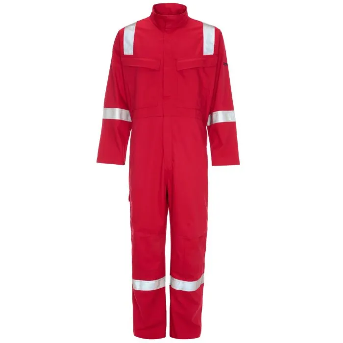 Flame Retardant, Red Color Medium Fabric Coverall Size 2xlarge - Ppe S