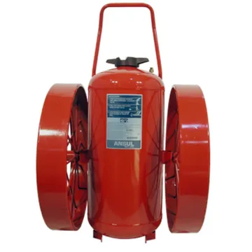 Ansul Wheeled Extinguisher, Dry Chemical, Corrosion Resistant, 150 lb., ABC - 24611