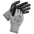 UVEX Unidur 6659 Foam Cut Protection Gloves, Palm and Fingertips Coated, Size 7, Gray & Black, 60938