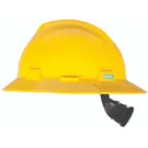 Safety Helmet, V-Gard® Full Brim Hard Hat With Ratchet/4 Point Ratchet Suspension