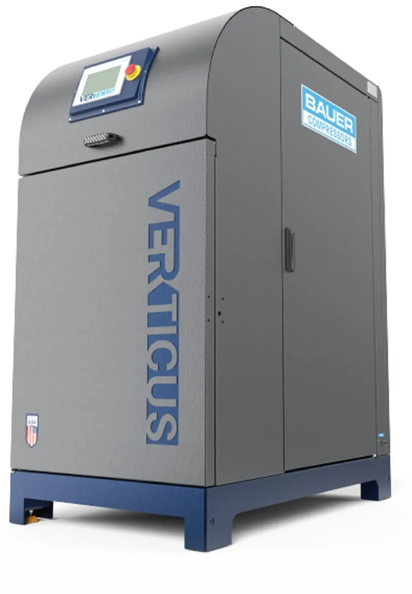 BAUER 4-STAGE, 5000 PSI Enclosed High Pressure Breathing Air Compressors - VAC20-E3