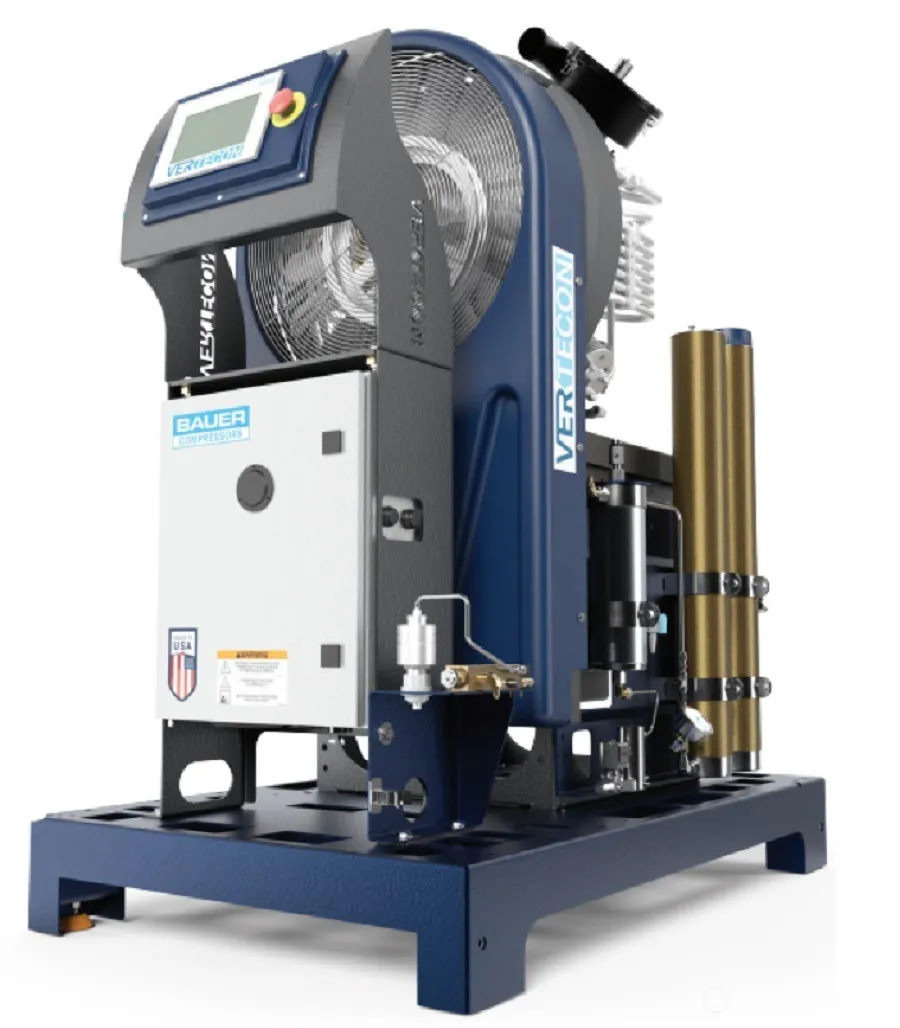 BAUER  5-STAGE, 6000 PSI Open High Pressure Breathing Air Compressors - VEC25-E3