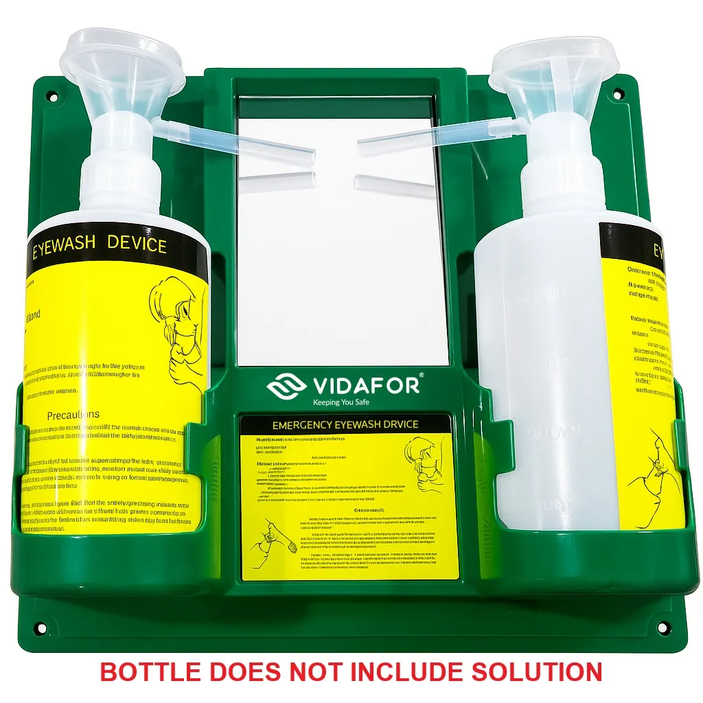 
VIDAFOR Portable Refillable Wall-Mounted Eyewash Station - VES-SB-01

