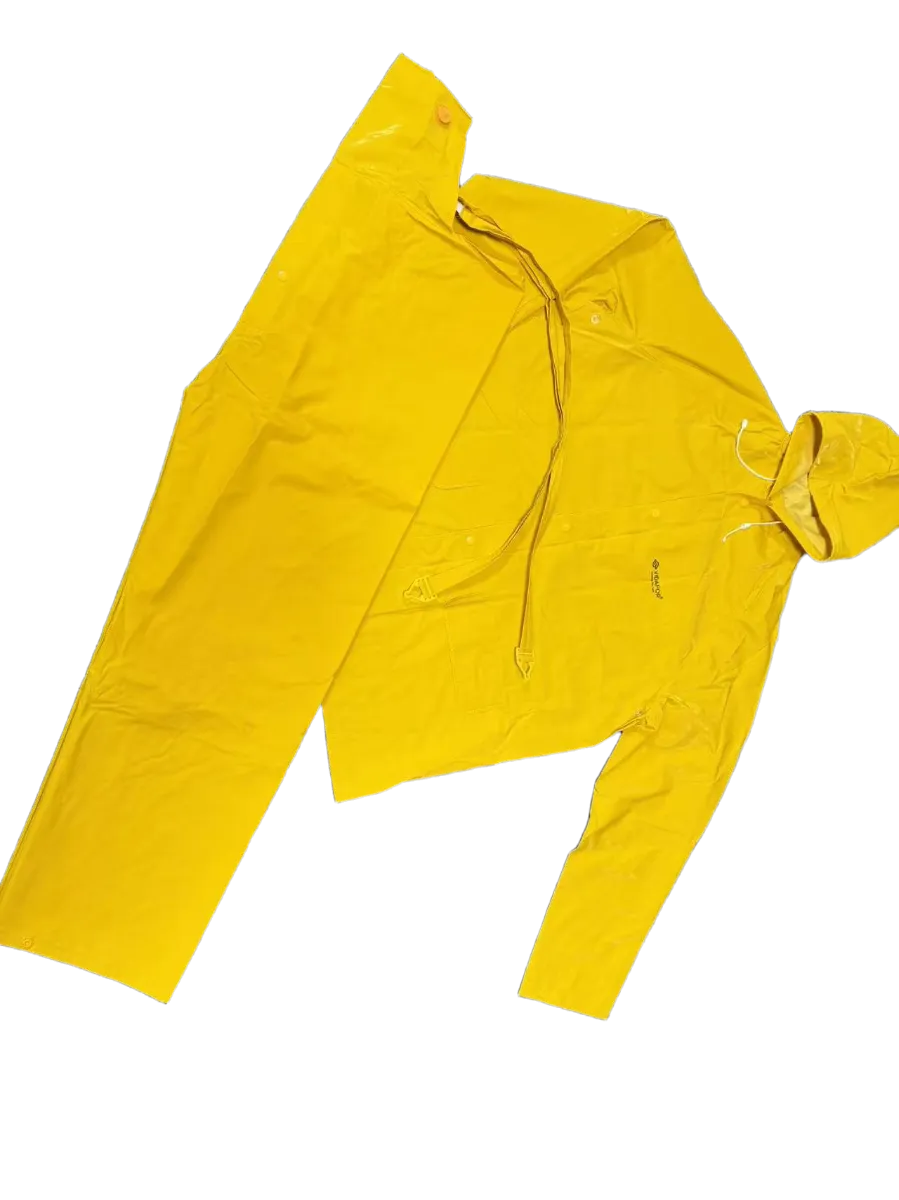 Vidafor PVC Waterproof and Windproof Two-Piece American-Style Rainsuit - VRS3