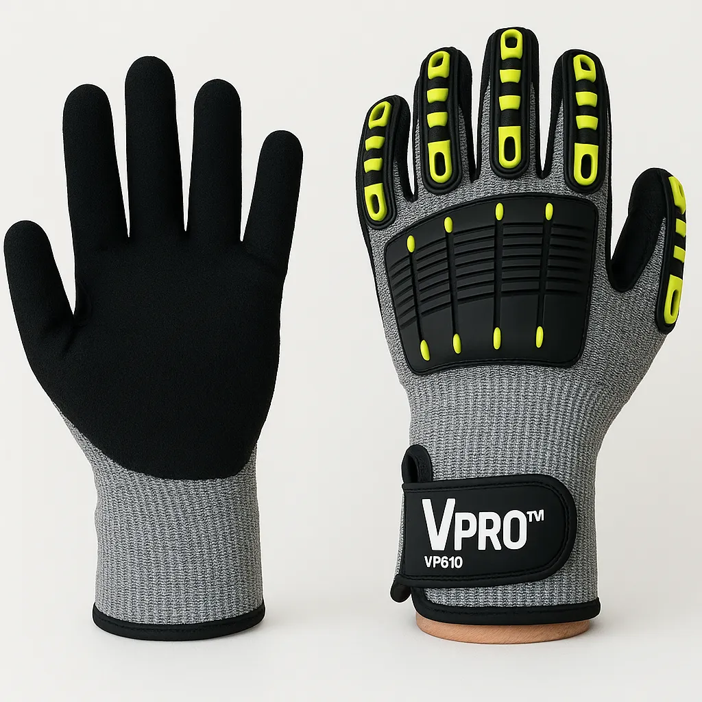 Vidafor VPro Impact Protection Glove Sandy Nitrile TPR Back - VP610
