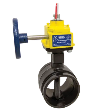 Butterfly Valve w/ Supervisory Switch, Grooved, 350 PSI, Ductile Iron, UL/FM, Model: GD-6865-8N, Manufacturer: Nibco-USA