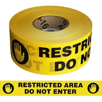 Seton Barricade Tape - Restricted Area Do Not Enter - 90580