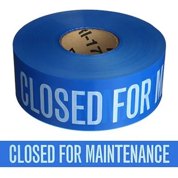 Seton Barricade Tape - Closed For Maintenance - 90573