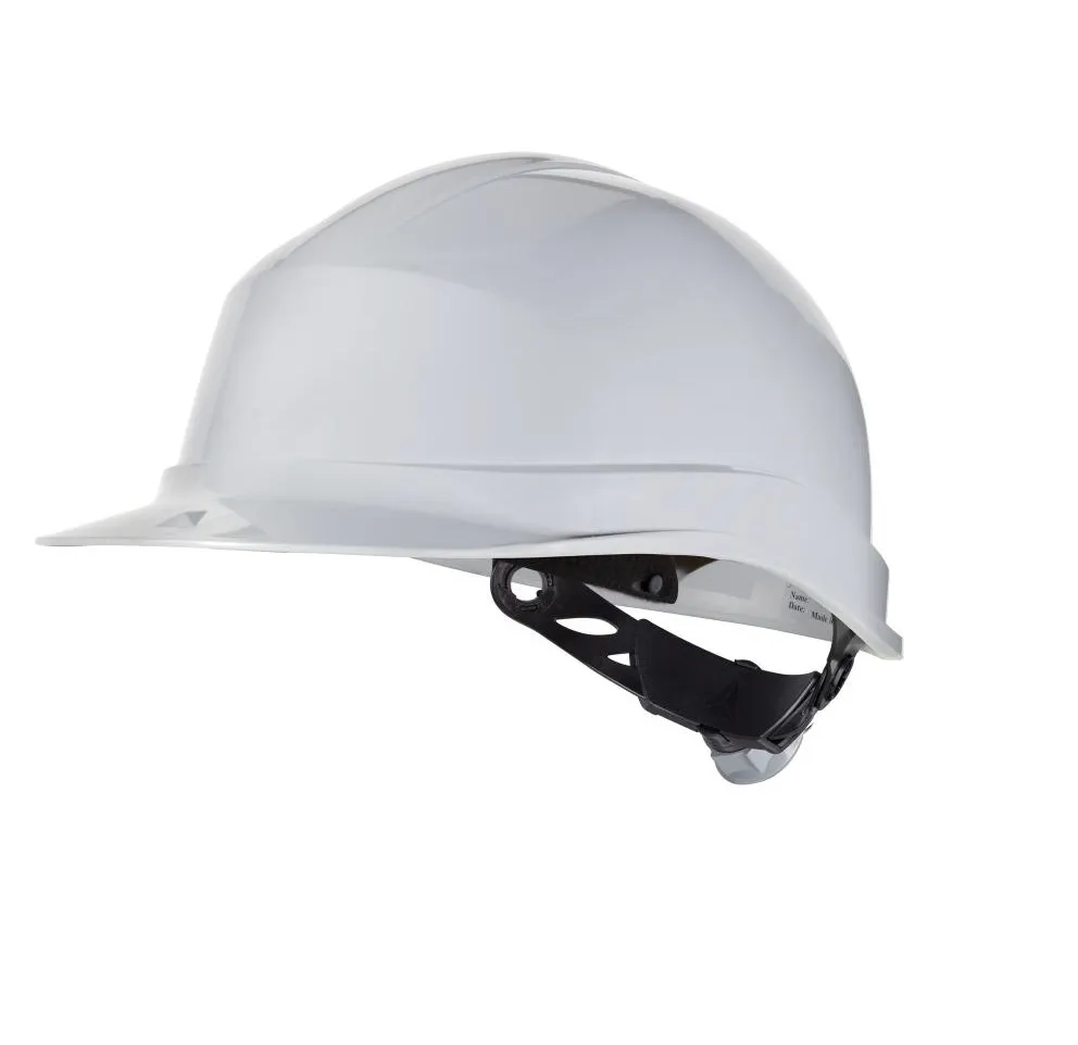 DELTAPLUS Safety Helmet, Rotor® Adjustment, Model ZIRCON1W, White - ZIRC1WWH